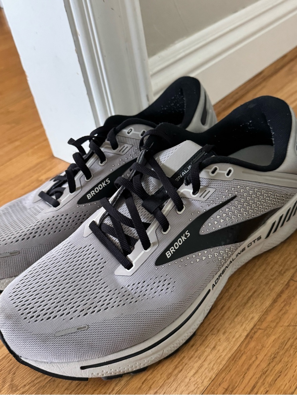 Brooks Men’s Gray and Black Adrenaline GTS Running Shoes